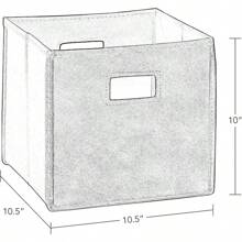 RiverRidge Kids 02-097 Juego de 2 contenedores plegables, color rosa fuerte - Blanco/Multicolor - Ver 8