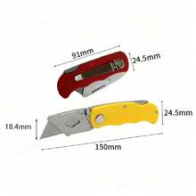 Portable Multi-Function Electrician Knife, Alloy Folding Utility Knife For Cutting Paper, Wallpaper, Carpet, Stripping Cables, DIY Tools, Outdoor Tools - one-size - View 8