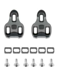 Placas de bloqueo autoportantes para pedales de bicicleta de carretera, zapatos de ciclismo con sistema de bloqueo para pedal Kéo ultraligero. Accesorio flotante para pedales Wellgo RC7