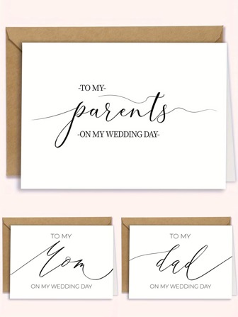 1 张优雅婚礼卡，适合朋友/兄弟/姐妹 - 适合婚礼、订婚和生日 - 白色西方主题设计、伴娘礼物