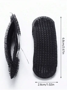2 Packungen unsichtbare Haar-Volumenklemmen-Set, einfache nahtlose Styling-Verstärkungspolster für den Haarwurzeln-Volumenaufbau bei Frauen, Pony & Volumenanhebung, essentielle Haarstyling-Tools