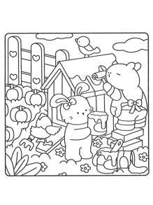 1pc FUZZY HYGGE Coco Coloring Book For Adults And Kids, Bold And Easy, Simple And Big Designs For Relax Coloring Book For Adults And Teens, Super Cute Designs Of Cozy, Hygge Spaces For Relaxation.Release Emotions And Relieve Anxiety | Ideal Gift For Holidays And Special Occasions Back To School, Mother's Day, Mom's Gift