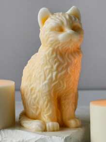 Sitting, Reclining Cat-Shaped Mold, Lifelike 3D Feline Silicone Molds, Easy To Disassemble & Clean, Support Batch Replication For Candles, Compatible With Plaster Sculpture & Creative Painting, Inspiration For DIY Enthusiasts, Decor For Garden, Aquarium, Office, Bedroom & Entryway