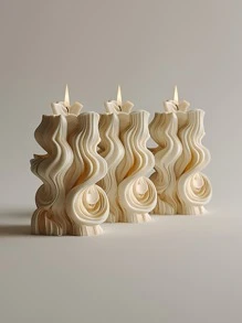 1 pieza Molde cilíndrico en espiral para velas - Molde de silicona DIY para hacer jabones y velas aromáticos hechos a mano - Antiadherente, fácil de usar, perfecto para hacer velas y jabones con forma de perro lindos