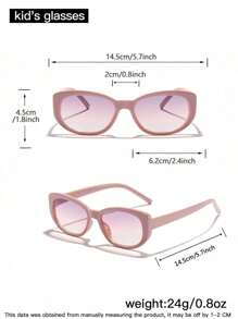 1 Piece Teen 14-16Y Acrylic Casual Cat's Eye Spring Fashion Black Eyeglasses For Holiday Outings, Outfit Matching And Holiday Gifts