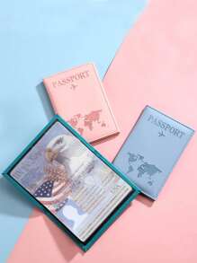 New Cross-Border Hot Passport Cover PU Passport Clip Ticket Clip Wholesale Factory Direct Passport Bag - Multicolor - View 10