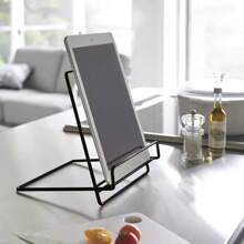 1pc Foldable Desktop Iron Art Book/Magazine/Cookbook Display Stand Rack