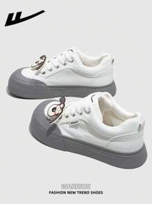 WARRIOR 1 par de zapatillas de lona con cordones WARRIOR para mujer, de estilo casual de baja altura para exteriores, planas, transpirables, de uso para patinaje, ligeras, de moda y cómodas