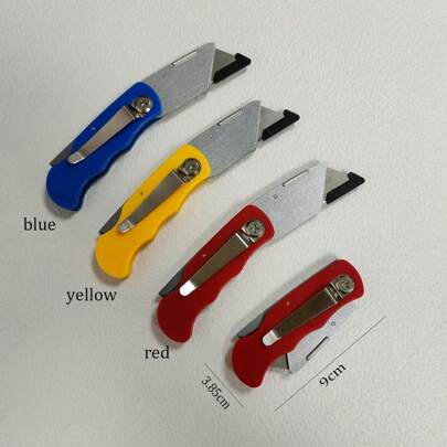 Bärbar multifunktionskniv för elektriker, hopfällbar universalkniv i legering för att skära papper, tapeter, mattor, avmantla kablar, gör-det-själv-verktyg, utomhusverktyg