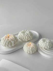 [3D Chrysanthemum Silicone Mold] Flexible Silicone, Heat Resistant Odorless, Multi-Purpose DIY /Candle/Resin Craft Tool, Mother's Day Valentine's Day Home Decor Essential