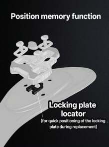 Placas de bloqueo autoportantes para pedales de bicicleta de carretera, zapatos de ciclismo con sistema de bloqueo para pedal Kéo ultraligero. Accesorio flotante para pedales Wellgo RC7