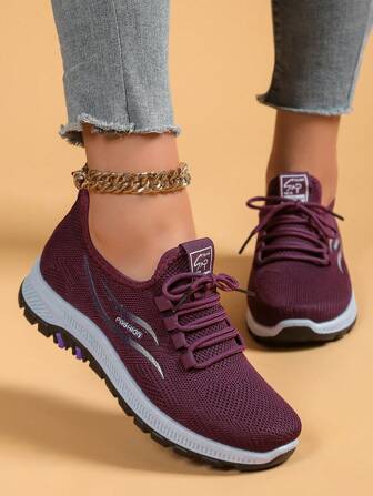 Damen rutschfeste, weich gepolsterte, leichte Laufschuhe, vielseitige Damen Sneaker für Frühling/Herbst
