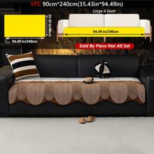 1PC Special-Shaped Leather Sofa Cushion Room Decoration Bedroom Light Luxury Senior Sense Four Seasons General Non-Slip Sofa Cover Can Be Washed Suitable For Living Room Bedroom Office Room Decoration Pet Anti-Dirty Sofa Cushion Couch Cover Sofa Covers Living Room Decor