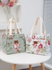 1 szt Nadrukowany Torba Przenośny Woreczek Na Lód Termiczny Torba Wodoodporny Bezludny Torba Lunch Pudełko śniadaniowe Torba