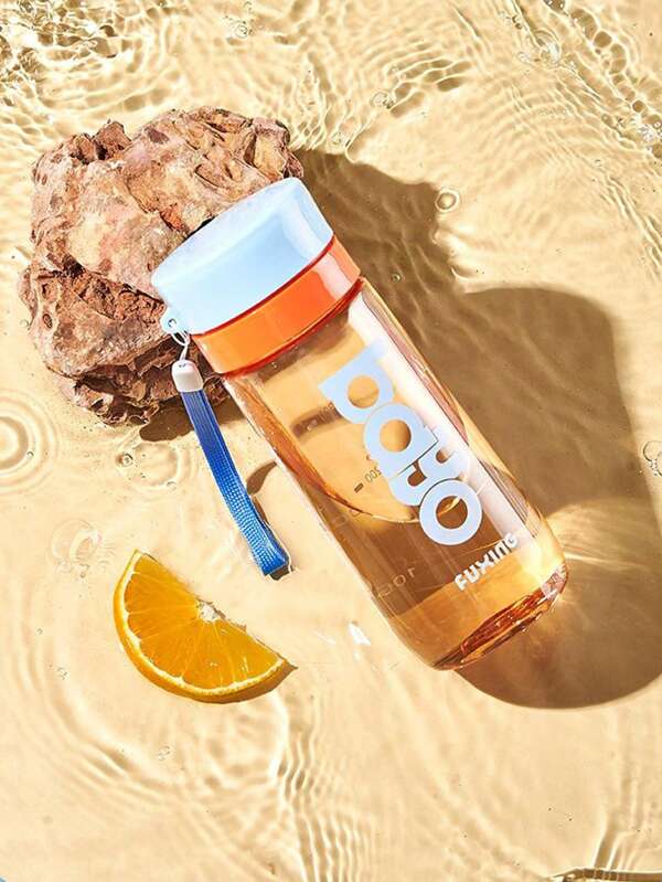 1 Pieza Botella de agua portátil de plástico de gran capacidad