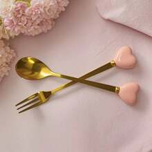 1/2/4/6 pièces Set de fourchette et de cuillère en acier inoxydable de luxe - Couverts mini élégants avec finition miroir - Idéal pour le thé de l'après-midi, les mariages, les cafés et les voyages - Cadeaux de vaisselle haut de gamme pour les femmes, les remises de diplômes, la fête des mères et les anniversaires - résistants à la rouille
