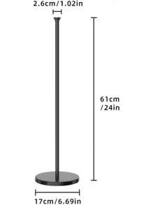 Soporte de papel higiénico (con función de reserva), soporte de almacenamiento de rollos de repuesto independientes, acero inoxidable, diseño moderno - Negro Mate - Ver 11