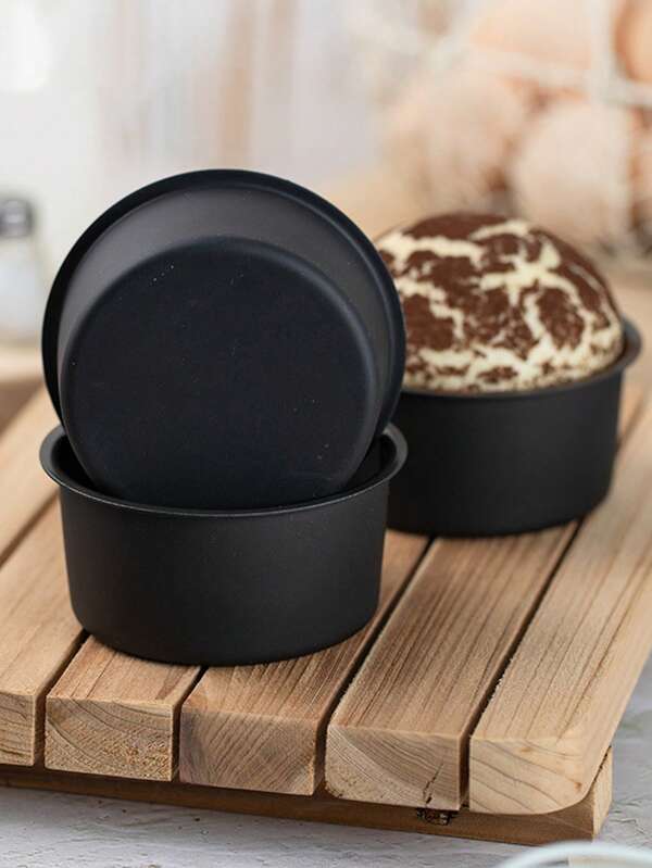 Mini Cake Mold, Round Shaped Non-Stick Small Cake Mold, Non-Stick Round Baking Mold, Small Cake Mold, Oven Baking Tool