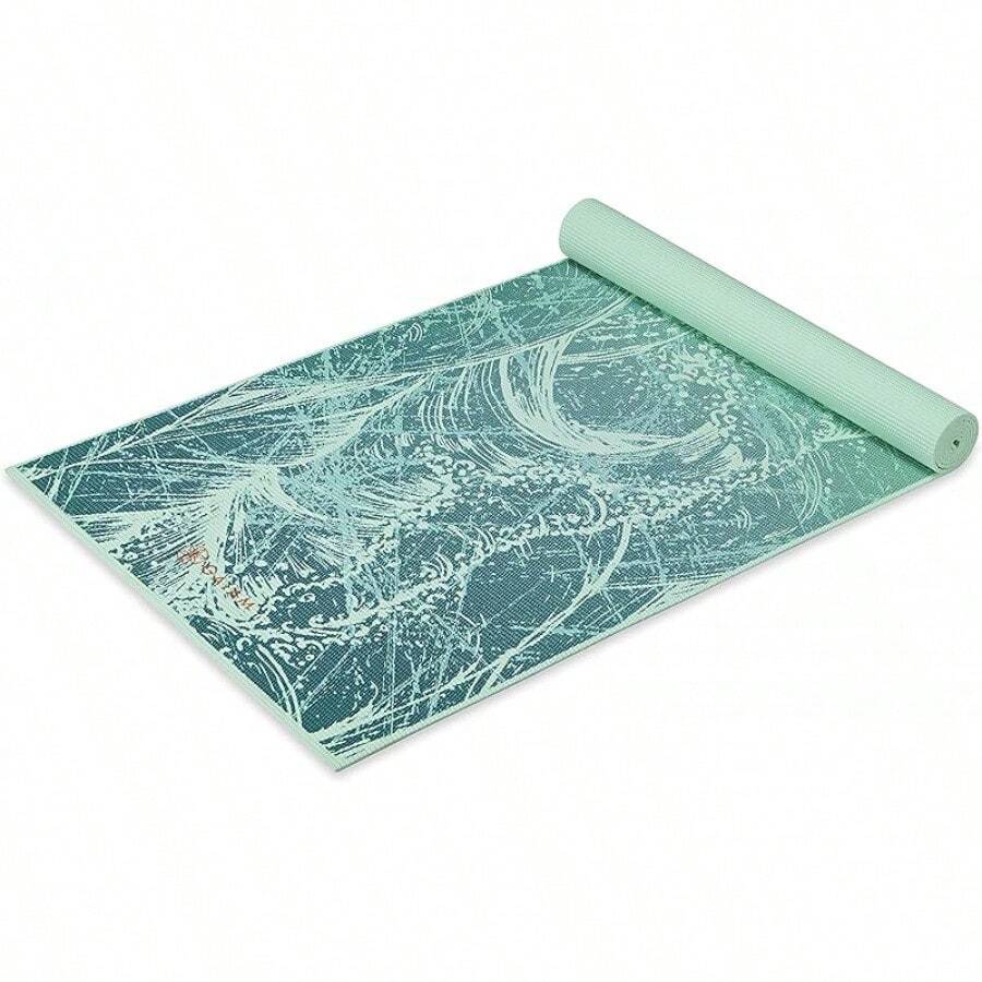 Alfombrilla de yoga con estampado antideslizante para todo tipo de yoga, pilates y ejercicios de piso - Susurro giratorio - Ver 1
