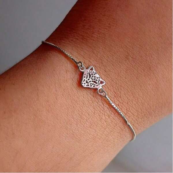 BAILARINA DE PRATA Pulseira de Prata 925 Onça Prata Legítima Feminino Delicada