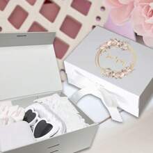 Caja de regalo magnética personalizada - Caja de cartón vacía de 8.6x6x3.5 pulgadas para regalos lindos, los mejores regalos del Día de la Madre para mamá, empaque de regalo personalizado y bonito, impresión gráfica - Multicolor - Ver 2