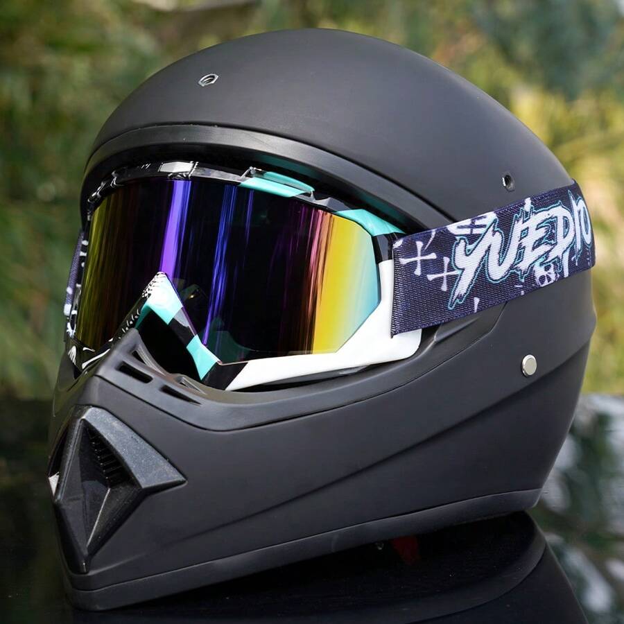 Gafas de motocross todoterreno, gafas de moto de nieve, gafas de carreras de moto de cross y bicicleta todo terreno, gafas antivaho y tácticas para deportes