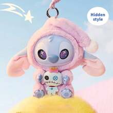 Miniso 迪士尼史迪奇睡眠零食系列盲盒，1件隨機發貨，可愛睡眠史迪奇食物主題，輕巧便攜，高收藏價值，強裝飾吸引力，送女友和同學的完美禮物 - 彩色 - 查看 10