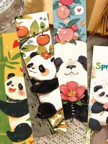 30pcs Cute Panda Shaped Bookmarks, Creative Design For Marking Books And Decorating Notes, Ideal Gift For Lovers