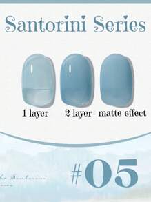 10ml Spring Summer Santorini Series Blue Green Gel Nail Polish 2025 New Internet Celebrity Popular Ice Transparents Blue Nail Professional For Nail Salons Nail Art Nail Supplies