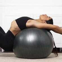 Exercise Ball With Pump For Stability And Stretching Gray - As pic as pic - View 3