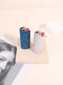 [1 件锌合金打火机壳] 1 件 BIC-J6 型钻石涂层锌合金打火机盖