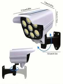 Um Conjunto de Duas Luzes de Parede a Energia Solar com Sensores de Movimento e Controle Remoto, Projetadas para Uso Externo. Elas são Adequadas para Pátios, Garagens e Fazendas, com Design à Prova de Furto e Classificação IP44., Iluminação de Jardim Exterior para Caminho, Quintal, Pátio