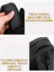 Unisex Fashion Backpack: Suitable For School, Work Or Travel - Soft Shell, Oxford Cloth And Zipper Closure - Multicolor - View 12