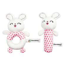 Baby Toys Crinkle Paper BB Stick Round Rattle Baby Soother Round Rattle Cartoon Animal Grab Stick, Suitable For 0-3 Years Old Babies