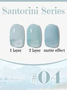 10ml Spring Summer Santorini Series Blue Green Gel Nail Polish 2025 New Internet Celebrity Popular Ice Transparents Blue Nail Professional For Nail Salons Nail Art Nail Supplies