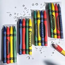 10 paquetes de 4 colores con 40 crayones de tamaño estándar por paquete - Paquete de mini crayones con crayones; Barra de pintura al óleo graffiti, pintura para colorear, material escolar para niños, crayones sueltos, regalos para fiestas, maestros, útiles escolares, crayones de viaje, de vuelta a la escuela, útiles escolares