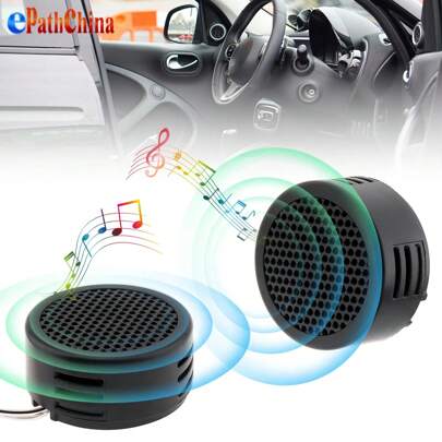 1 Set Universal Car Tweeters Car High Fidelity Audio Speakers High-Power Mini Dome Speakers