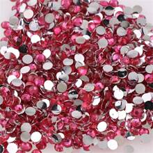 10000/5000 Pcs Bulk Pack 2-4mm Resin Non-Hotfix Rhinestone Loose Flat Bottom Plastic Crystal DIY Sparkly Strass Stones, Diamond Art Supplies
