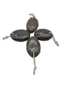 1/2/4 件天然火山磨脚石，足部按摩，磨脚石去除死皮和老茧，红黑色椭圆形磨脚石，磨脚工具 - 彩色 - 查看 10