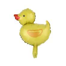 118 piezas Kit de arco de guirnalda de globos "One Lucky Duck", globos de papel de aluminio de pato en tonos pastel azul, amarillo y blanco para decoración de fiesta de revelación de género, cumpleaños, fiesta con tema de pato, decoraciones navideñas, regalos navideños y decoración del hogar en Navidad