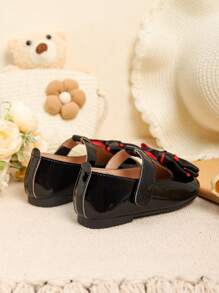 Belles chaussures plates à nœud papillon pour filles pour l'automne et l'hiver