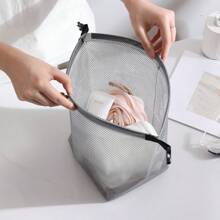 Transparent Waterproof Bag Storage Organizer Bag, Clothing/Swimwear/Cosmetics Bag, Large Capacity, Portable For Outdoor Travel Toiletry Back To School Supplies