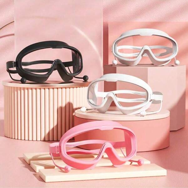 1 pieza Gafas de natación para adultos, gafas de buceo antivaho y resistentes al agua de alta definición para hombres y mujeres, gafas de natación y buceo a prueba de fugas