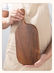 1/2 片相思木创意砧板，面包板，披萨板，寿司板，水果砧板，不对称双面砧板，水果托盘，零食托盘，餐具托盘，餐桌装饰托盘