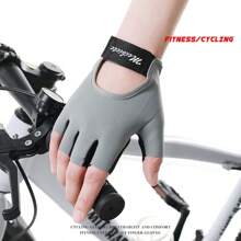 1 Paio di guanti sportivi mezze dita, modello 2025 nuovo, sottili, antiscivolo, ammortizzanti, adatti per ciclismo all aperto, fitness, allenamento sportivo, unisex, palestra, sport, esercizi domestici, guanti da palestra per donna, guanti da boxe, guanti da palestra per uomo