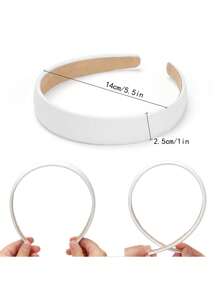 قطعة واحدة شريط رأس بعرض قطني ناعم، شريط رأس أنيق، مشبك شريط لشعر الجبهة يمكن غسله، اكسسوارات شعر DIY للعطلات، شريط شعر، وصلة الشعر