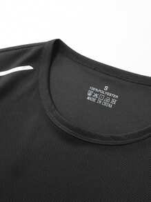 男士轻薄透气无袖上衣一件装 - 夏季运动服，适合瑜伽、跑步、训练和健身 - 黑色 - 查看 3