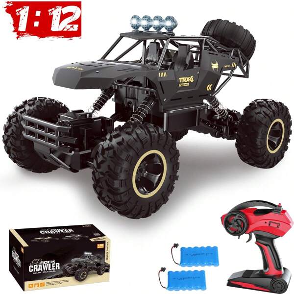4DRC 2.4G Black Silver 4WD Remote Control Vehicle, Off-Road, Mountain Climbing, Beach, 2.4G Radio Remote Control Vehicle Buggy Off-Road Vehicle Toy Gift Climbing Off-Road Vehicle, All-Terrain Electric Car Off-Road Remote Control Vehicle Truck Track Vehicle.Rechargeable Long-Lasting Battery,Christmas, Halloween, Thanksgiving Day Gift,Christmas Gifts, Christmas, Christmas Gifts, Birthday Gifts, New Year Gifts.