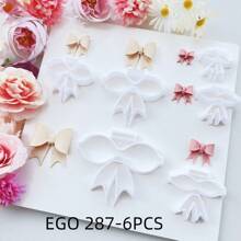 3Pcs/Set Of Bows Soft Pottery Polymer Clay Cutter Bows Combinations DIY Handmade Earrings Jewelry Making Embossed Molds - LM-287 - View 4