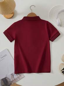 1. Tween Boys Short Sleeve Solid Color T-Shirt, Fashionable Casual Polo Shirt For Boys And Girls, Lightweight Style, Campus Style Polo Shirt Essential For Summer, Slim Fit And Low Elasticity Feel, Elongating Effect For Kids, Recommend Sizing Up For Slightly Kids For More Comfort And Relaxed Fit, Suitable For Casual Outings And Gatherings